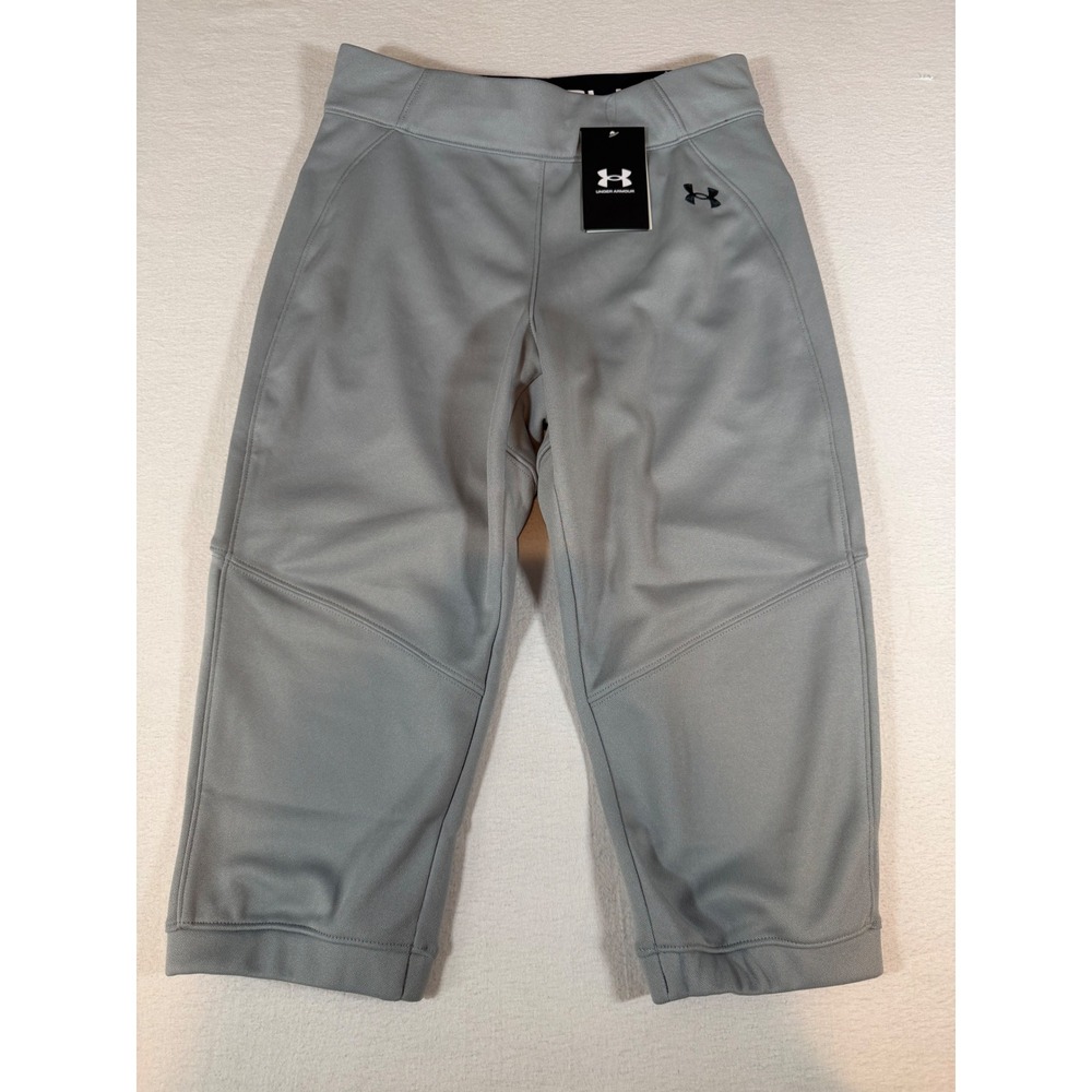 Under Armour Womens Vanish Softball Beltless Pants Gray 1364115 Small NWT